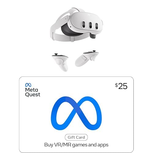 Meta Quest 3 512GB | VR Headset — Thirty Percent Sharper Resolution — 2X Graphical Processing Power — Virtual Reality Without Wires — Access to 40+ Games with a 3-Month Trial of Meta Horizon+ Included