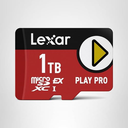 Lexar 1TB Play PRO microSD Express Card, UHS-I, C10, U3, V30, Full HD, 4K, Up to 900/600 MB/s Memory Card, Nintendo-Switch 2, ASUS ROG Ally, Steam Deck (LMSXPS0001T-BNNNU) - Image #0