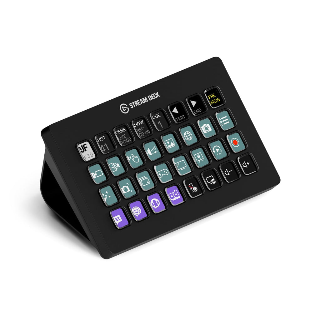 Elgato Stream Deck XL – Advanced Studio Controller, 32 Macro Keys, Trigger Actions in apps and Software Like OBS, Twitch, YouTube and More, USB, Works with Mac and PC