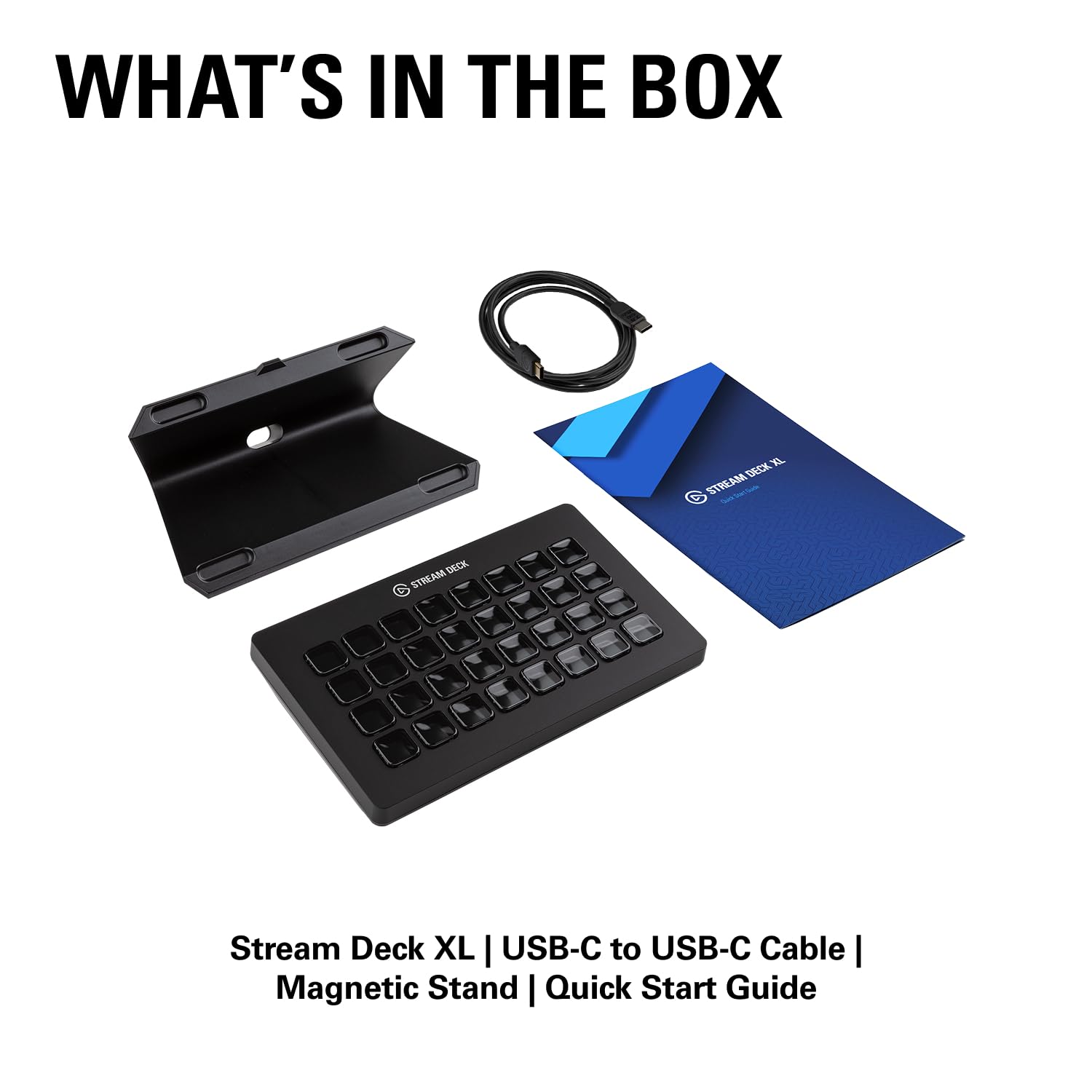 Elgato Stream Deck XL – Advanced Studio Controller, 32 Macro Keys, Trigger Actions in apps and Software Like OBS, Twitch, YouTube and More, USB, Works with Mac and PC