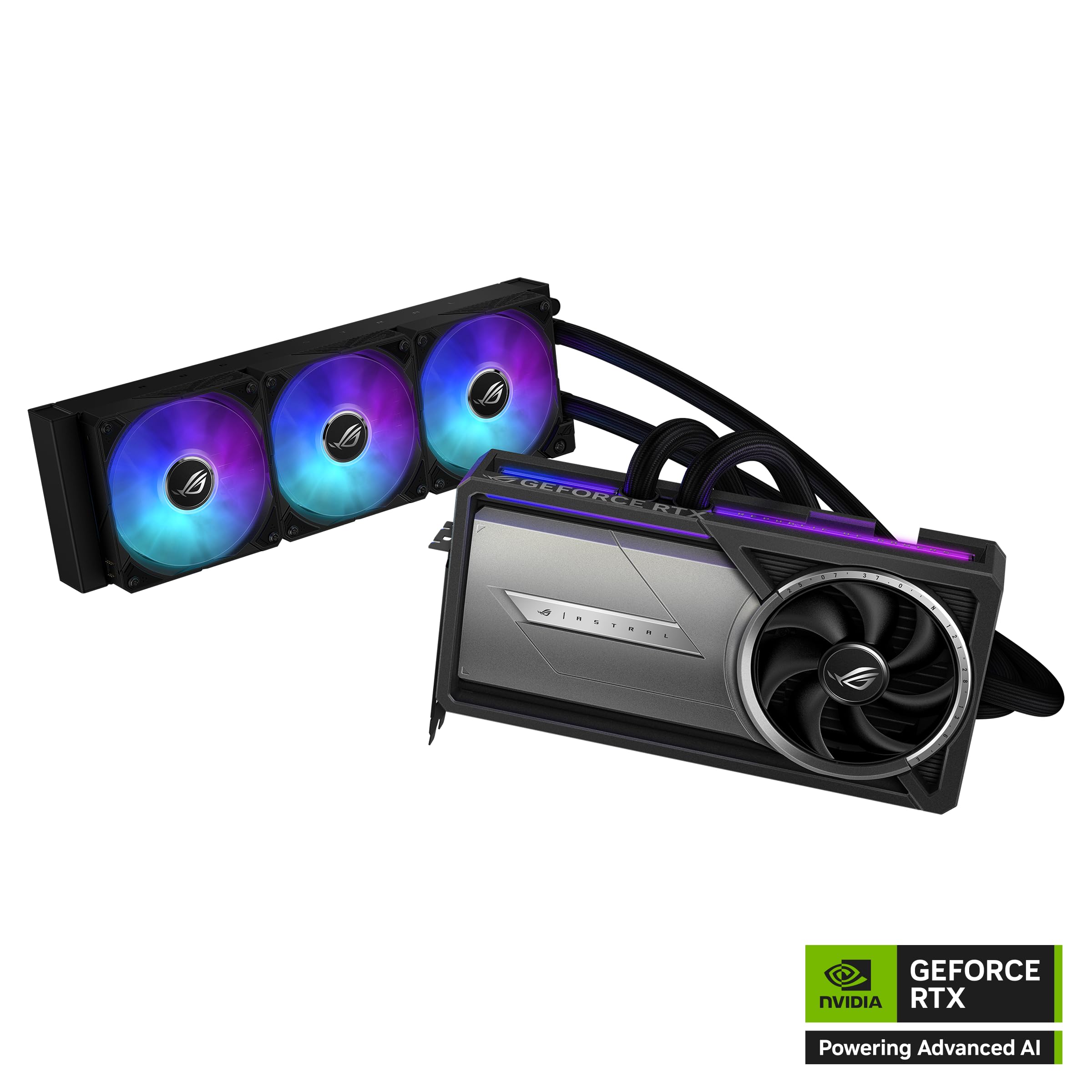 ASUS ROG Astral GeForce RTX™ 5090 OC Edition Graphics Card, NVIDIA (PCIe® 5.0, 32GB GDDR7, HDMI®/DP 2.1, 3.8-Slot, 4-Fan Design, Axial-tech Fans, Patented Vapor Chamber, Phase-Change GPU Thermal Pad)