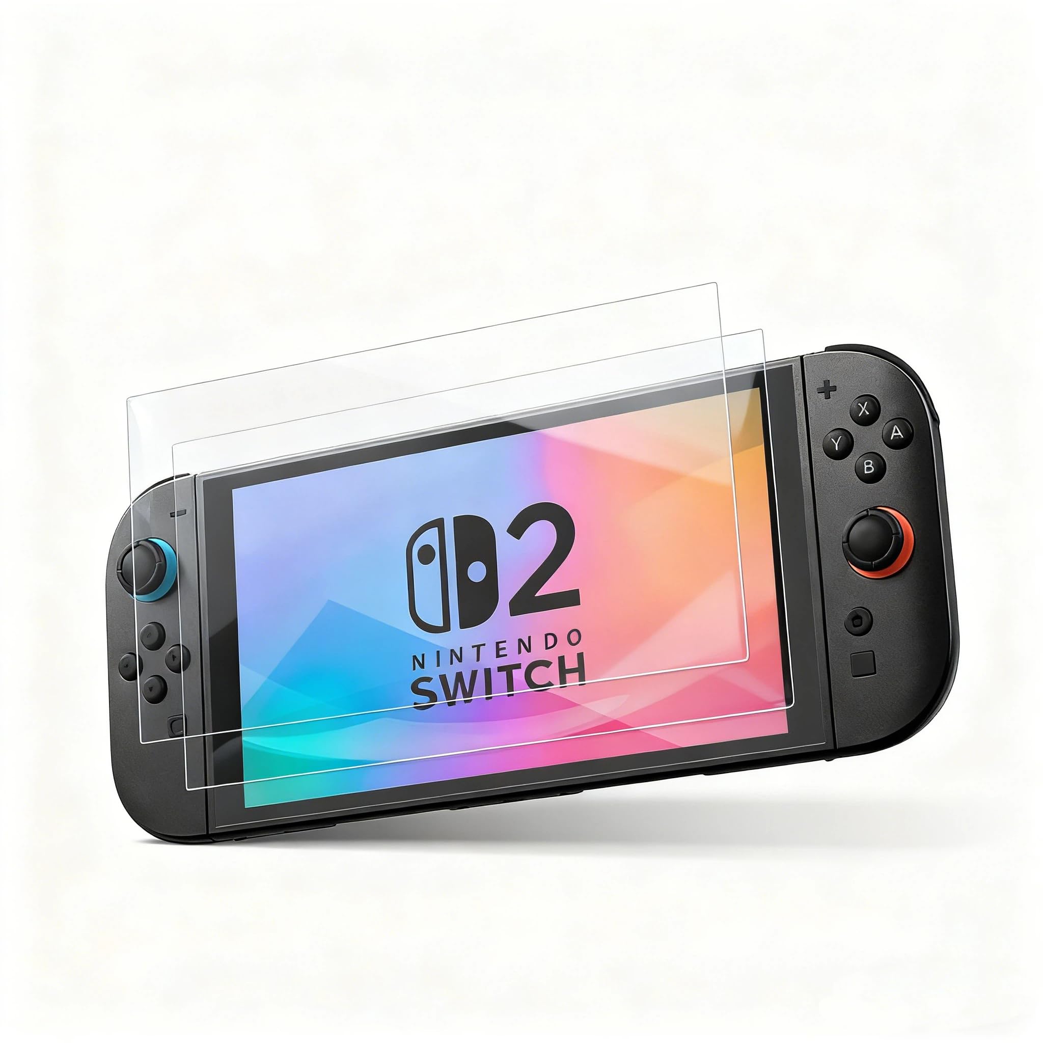 2-Pack Switch 2 Screen Protector 7.9-inch - AR Anti-Glare, 96% Transmittance, 0.175mm Ultra-Thin, Bubble-Free Installation, Anti-Fingerprint, Scratch-Resistant for Nintendo Switch 2 - Image #0