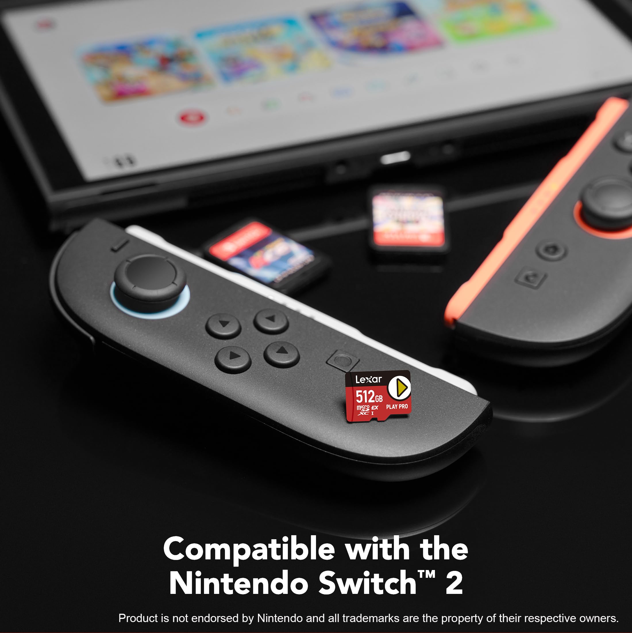 Lexar 1TB Play PRO microSD Express Card, UHS-I, C10, U3, V30, Full HD, 4K, Up to 900/600 MB/s Memory Card, Nintendo-Switch 2, ASUS ROG Ally, Steam Deck (LMSXPS0001T-BNNNU) - Image #0