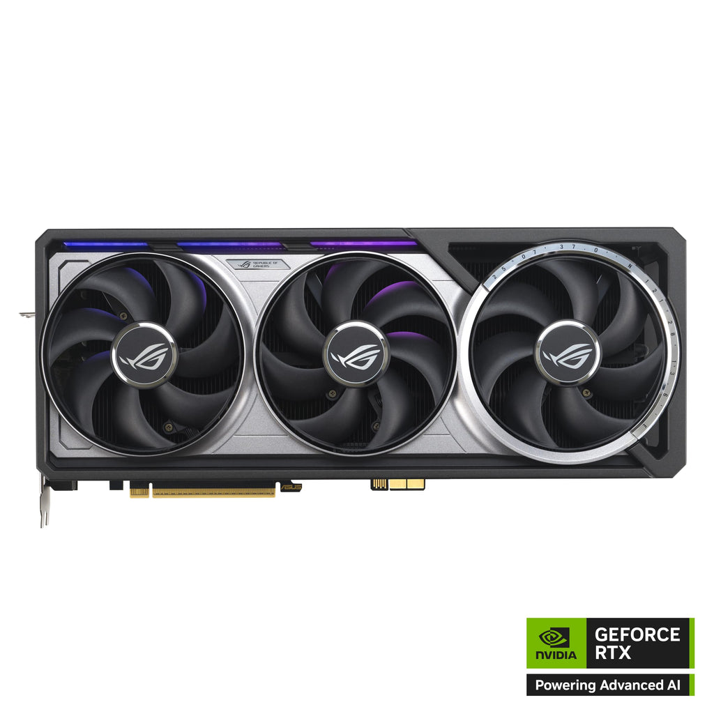 ASUS ROG Astral GeForce RTX™ 5090 OC Edition Graphics Card, NVIDIA (PCIe® 5.0, 32GB GDDR7, HDMI®/DP 2.1, 3.8-Slot, 4-Fan Design, Axial-tech Fans, Patented Vapor Chamber, Phase-Change GPU Thermal Pad)
