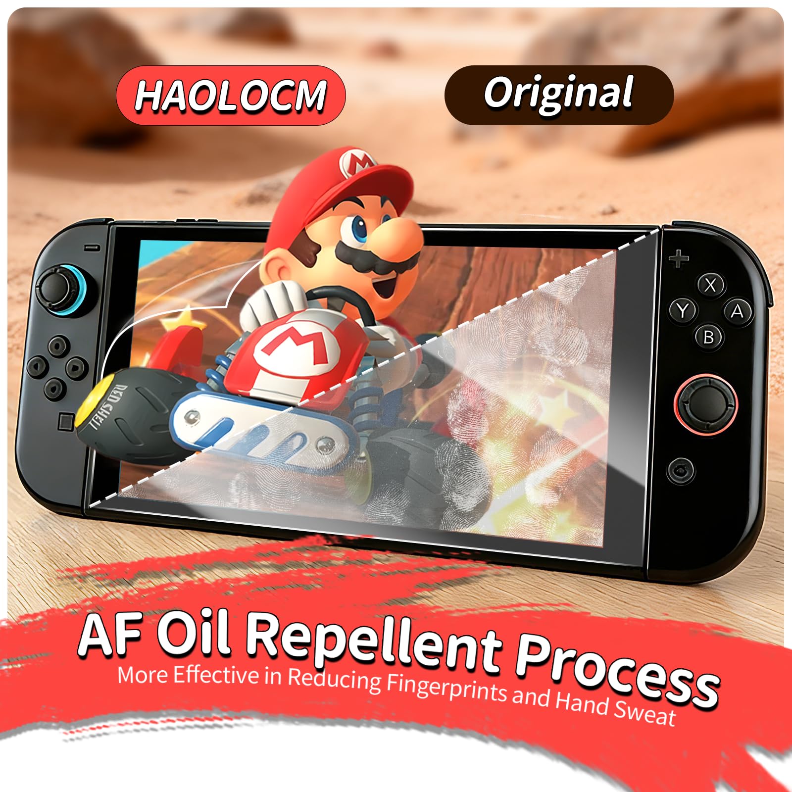 2-Pack Switch 2 Screen Protector 7.9-inch - AR Anti-Glare, 96% Transmittance, 0.175mm Ultra-Thin, Bubble-Free Installation, Anti-Fingerprint, Scratch-Resistant for Nintendo Switch 2 - Image #0