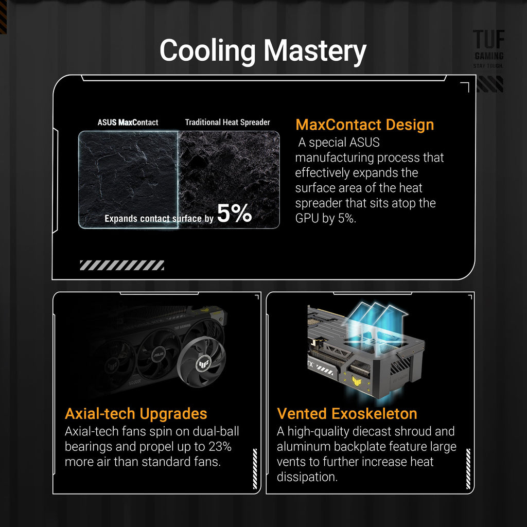 ASUS ROG Astral GeForce RTX™ 5090 OC Edition Graphics Card, NVIDIA (PCIe® 5.0, 32GB GDDR7, HDMI®/DP 2.1, 3.8-Slot, 4-Fan Design, Axial-tech Fans, Patented Vapor Chamber, Phase-Change GPU Thermal Pad)